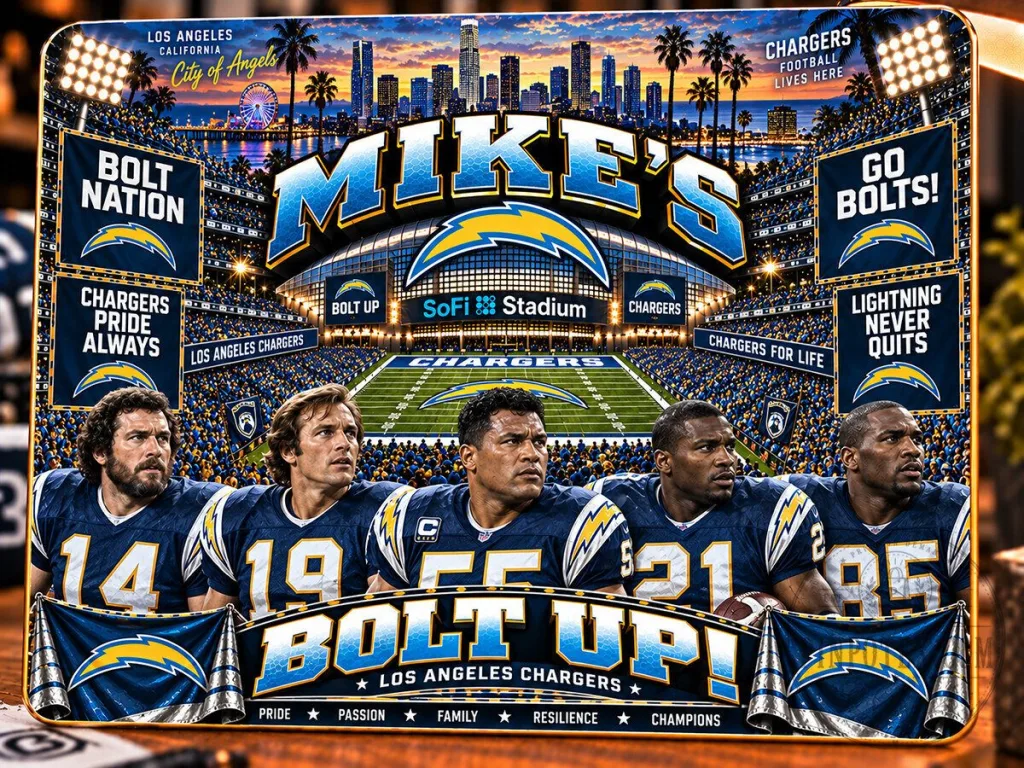 Los Angeles Chargers SoFi Stadium NFL Football Team Wooden Wall Art Plaque Los Angeles Chargers SoFi Stadium NFL Football Team Wooden Wall Art Plaque