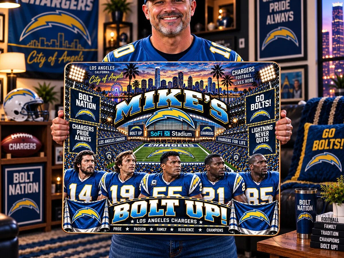 Los Angeles Chargers SoFi Stadium NFL Football Team Wooden Wall Art Plaque 6 Los Angeles Chargers SoFi Stadium NFL Football Team Wooden Wall Art Plaque