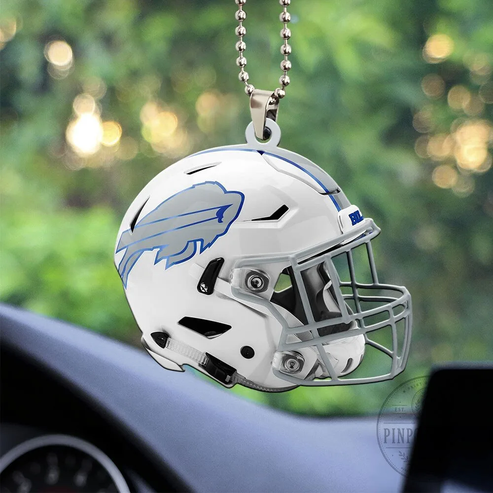 Buffalo Bills Football Helmet Car Ornament