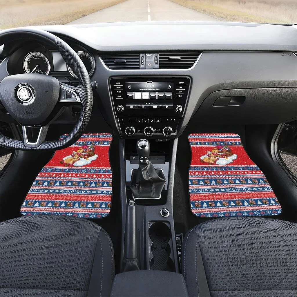 Czech Republic Christmas Jezisek Vesele Vanoce Car Mat Set 8 Czech Republic Christmas Jezisek Vesele Vanoce Car Mat Set