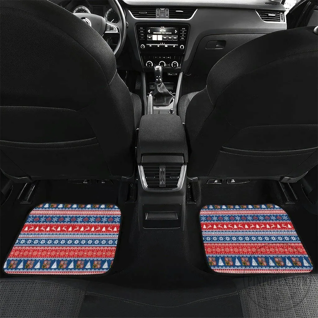 Czech Republic Christmas Jezisek Vesele Vanoce Car Mat Set 9 Czech Republic Christmas Jezisek Vesele Vanoce Car Mat Set