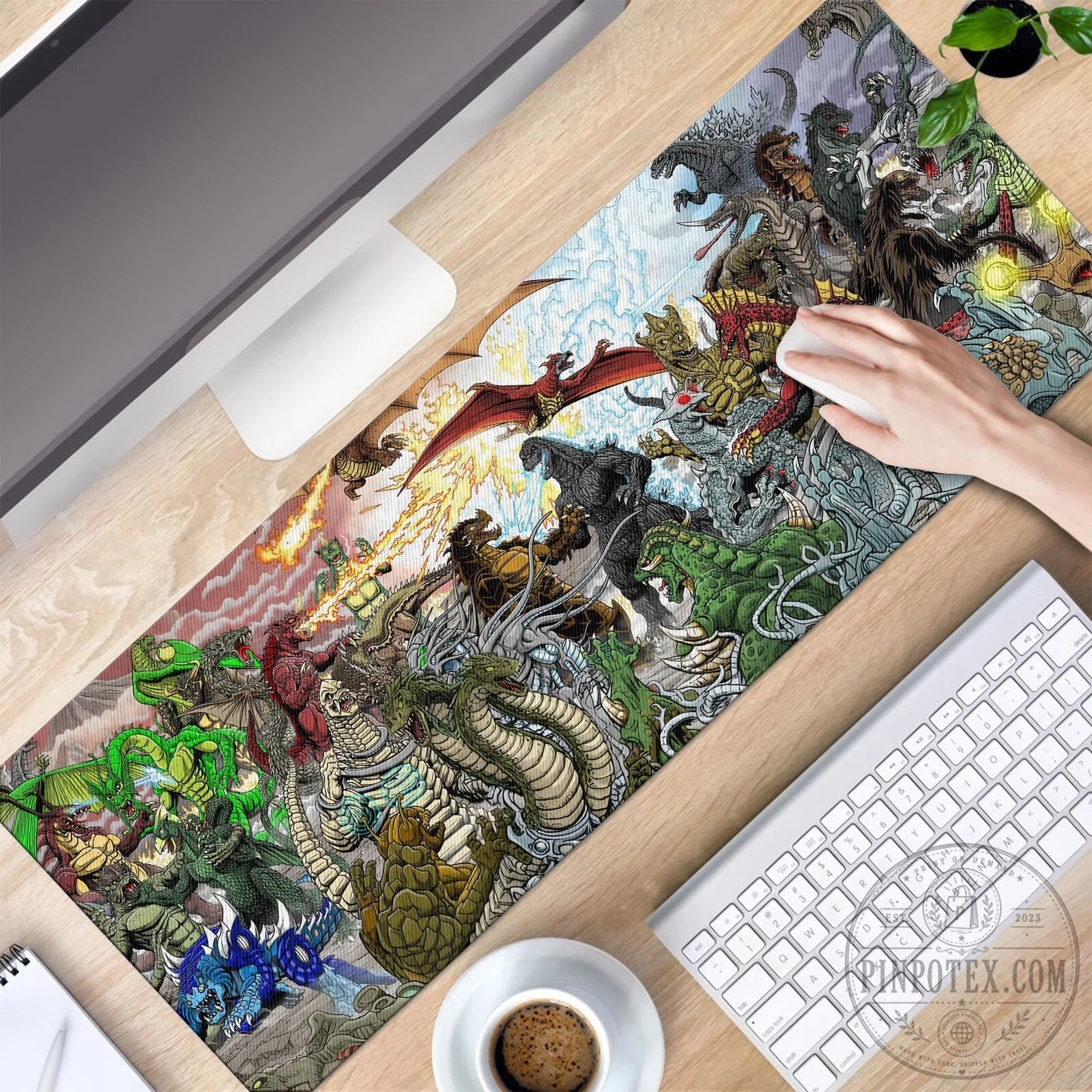 Godzilla Kaiju Monsters Epic Battle Scene Extended Gaming Mouse Pad 9 Godzilla Kaiju Monsters Epic Battle Scene Extended Gaming Mouse Pad
