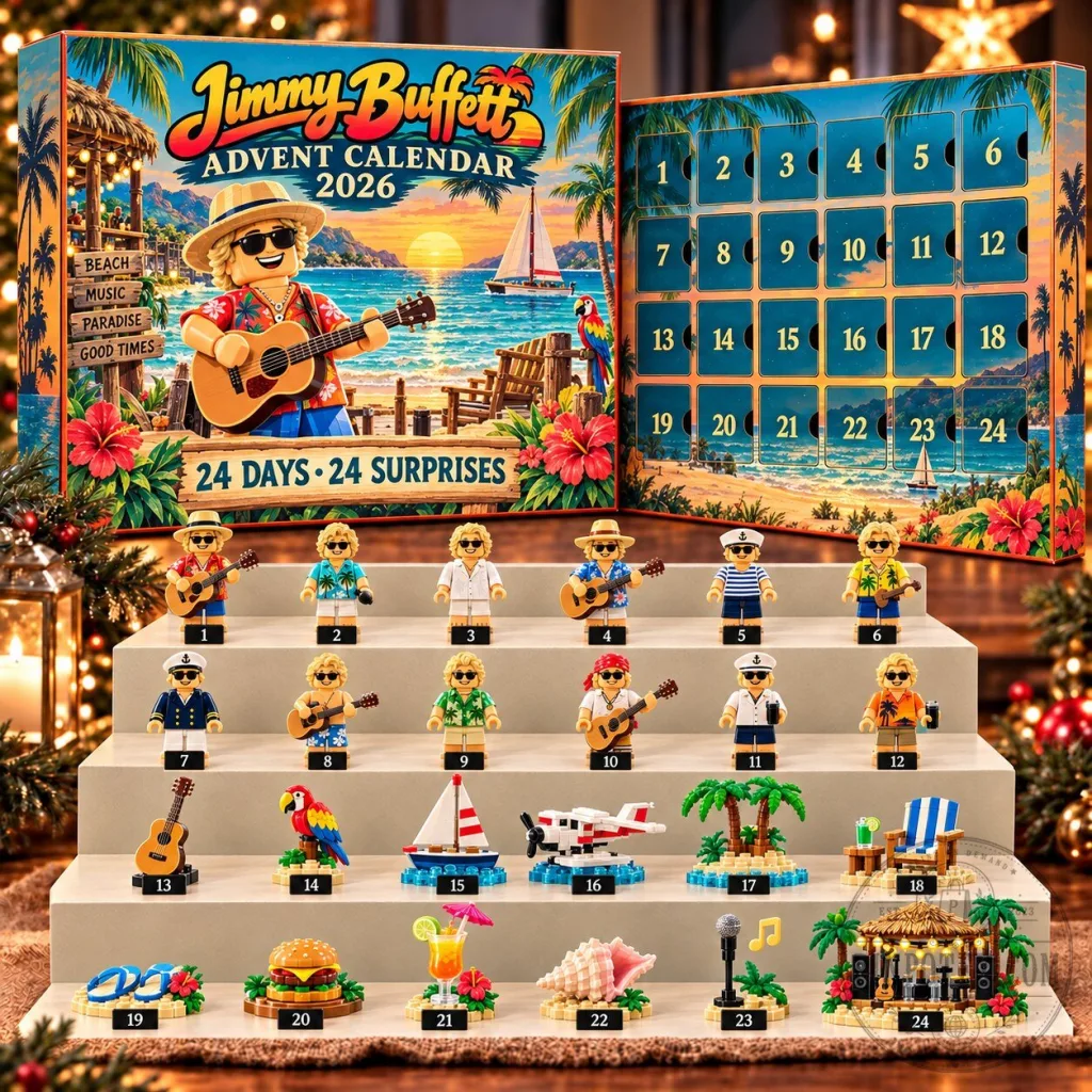 Jimmy Buffett 2026 Advent Calendar with 24 Surprise Collectible Figurines Jimmy Buffett 2026 Advent Calendar with 24 Surprise Collectible Figurines