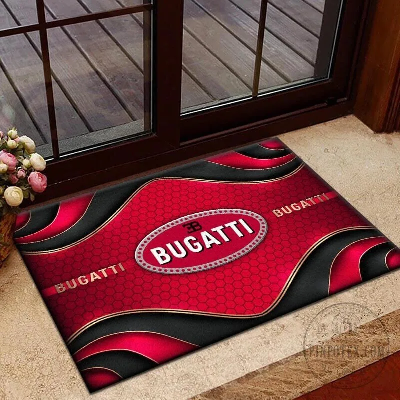 Bugatti Logo Blue Honeycomb Pattern Welcome Personalized Doormat 17 Bugatti Logo Blue Honeycomb Pattern Welcome Personalized Doormat