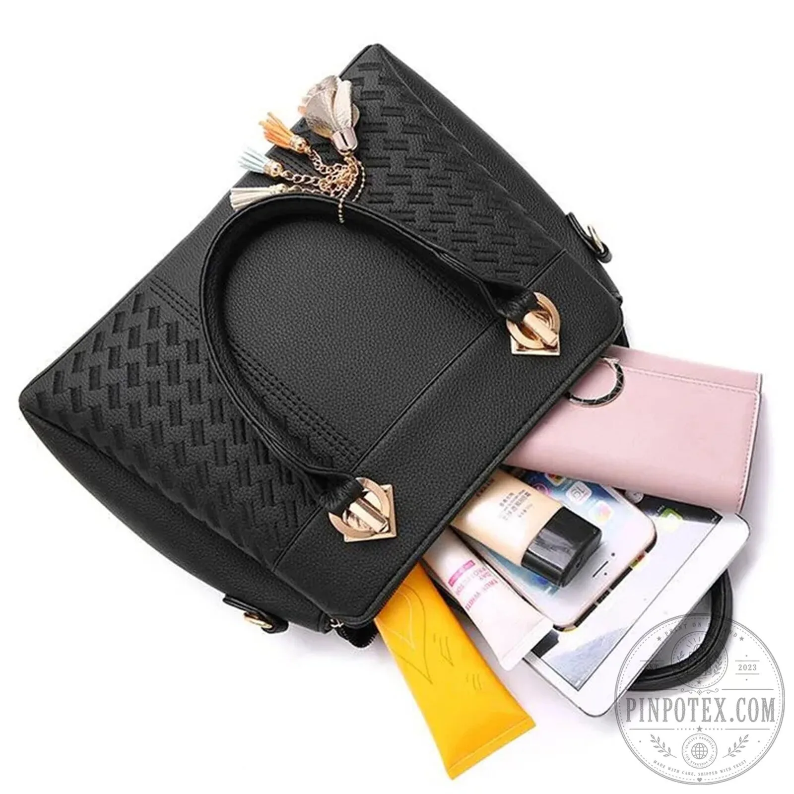 Personalized Chrysler Car Logo Black Leather Handbag 25 Personalized Chrysler Car Logo Black Leather Handbag