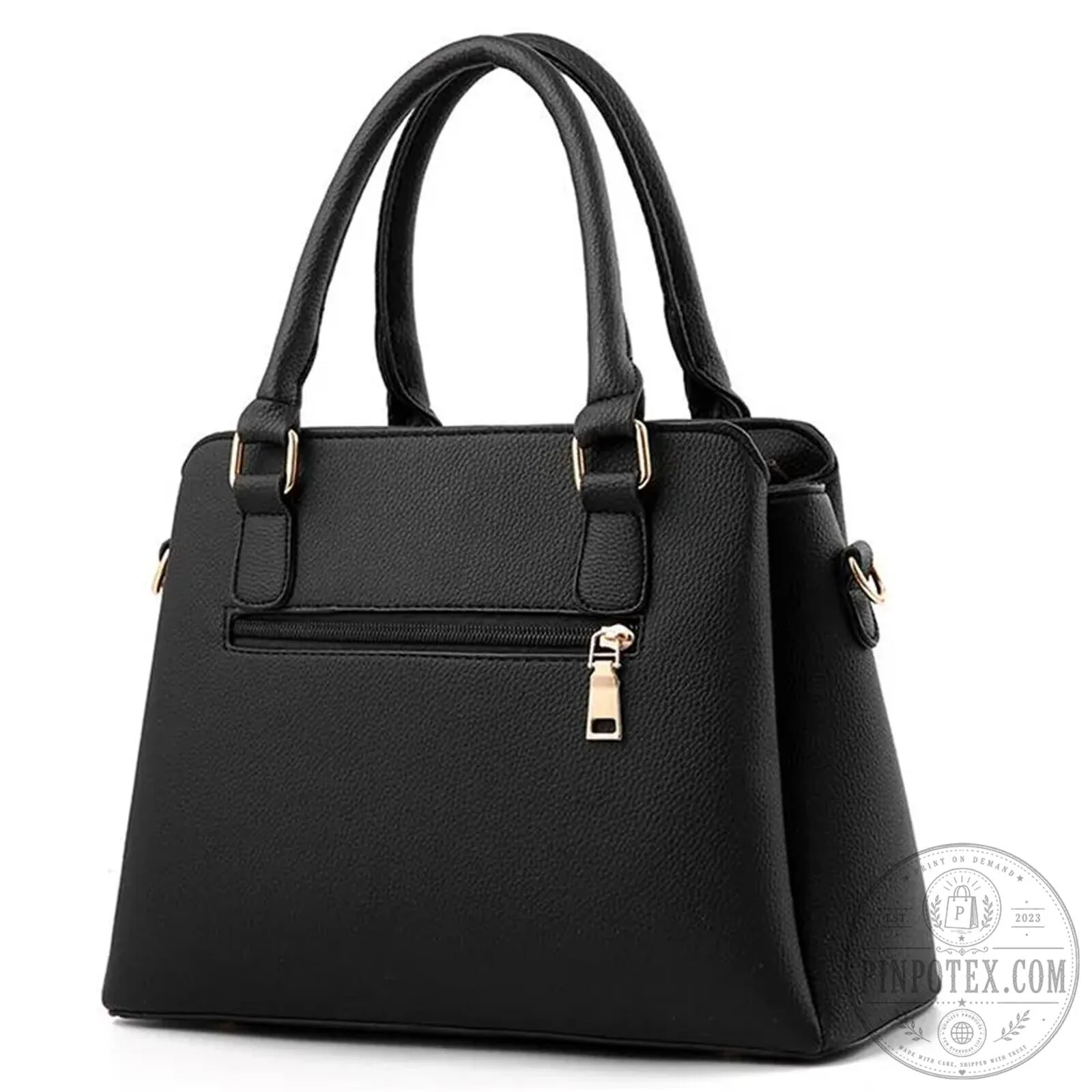 Personalized Chrysler Car Logo Black Leather Handbag 27 Personalized Chrysler Car Logo Black Leather Handbag