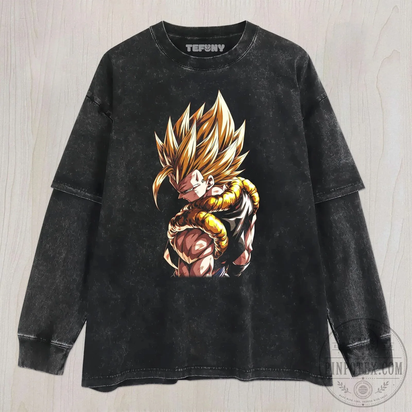 Dragon Ball Z Super Saiyan Gogeta Fusion Warrior Graphic Print T-Shirt 11 Dragon Ball Z Super Saiyan Gogeta Fusion Warrior Graphic Print T-Shirt