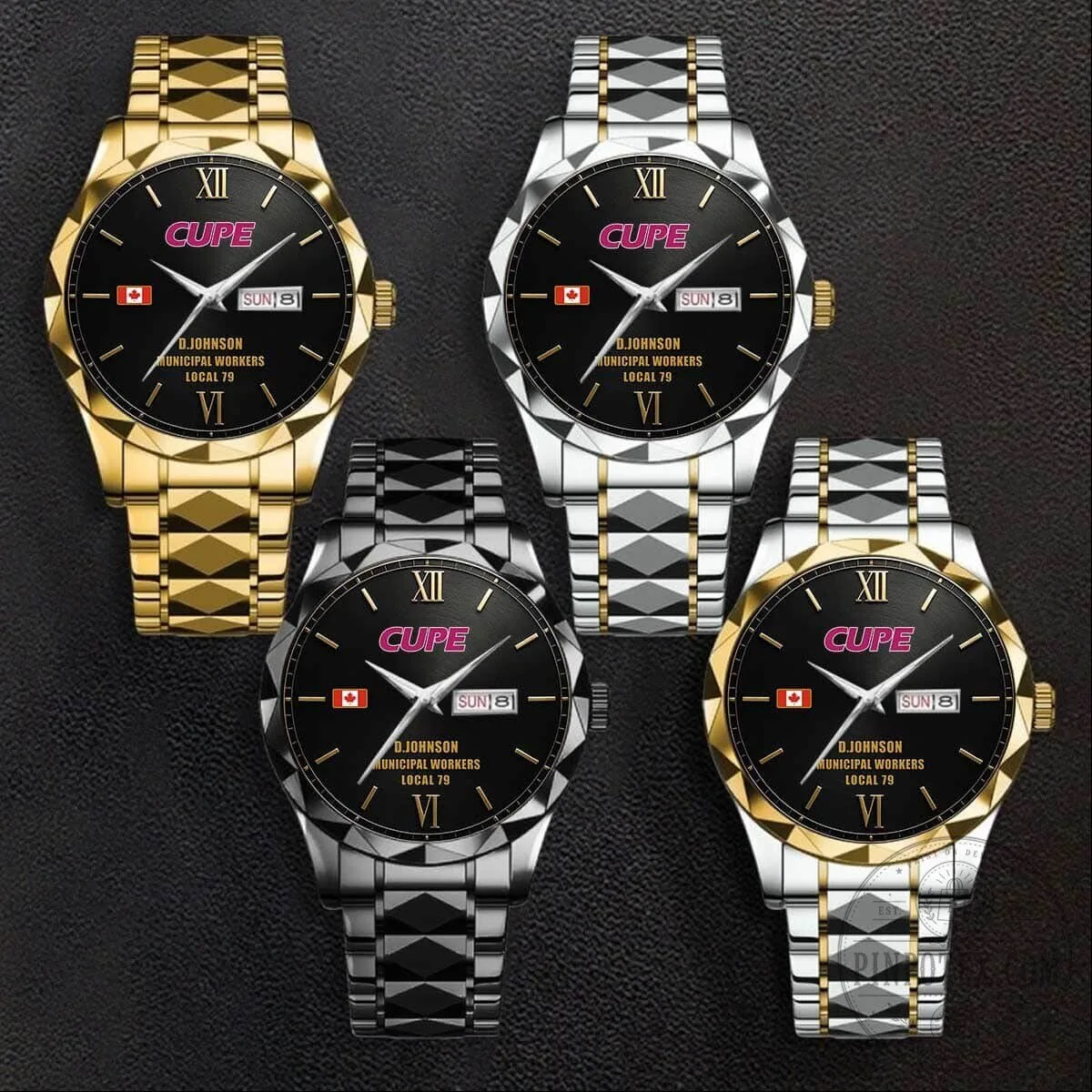 Canadian Union of Public Employees Municipal Workers Stainless Steel Watch 10 Canadian Union of Public Employees Municipal Workers Stainless Steel Watch