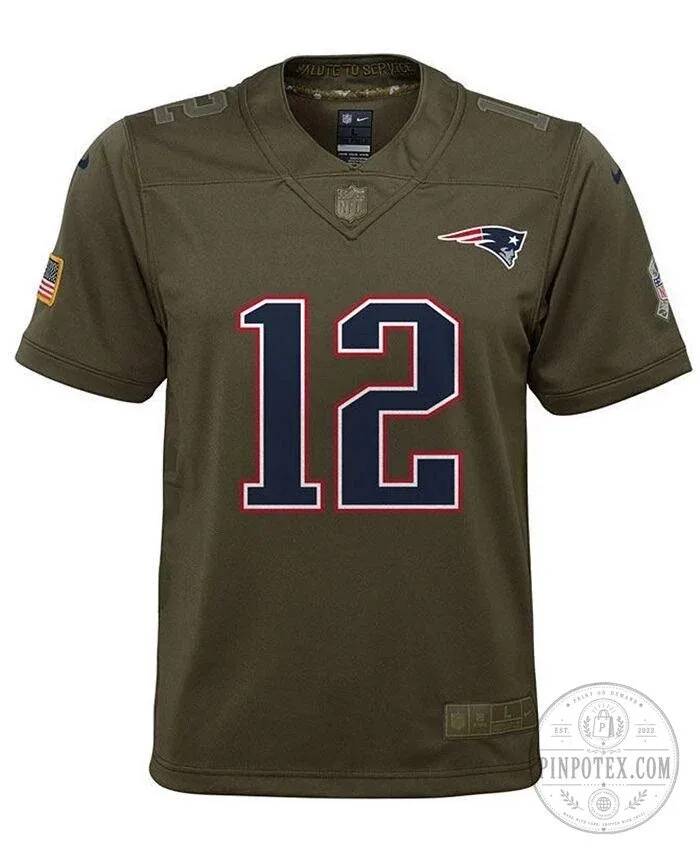 New England Patriots Salute to Service Football Jersey