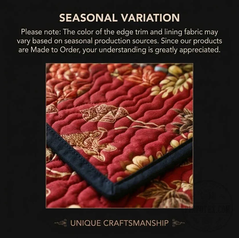 Four Seasons Forest Patchwork Quilted Bedding Set 11 Four Seasons Forest Patchwork Quilted Bedding Set