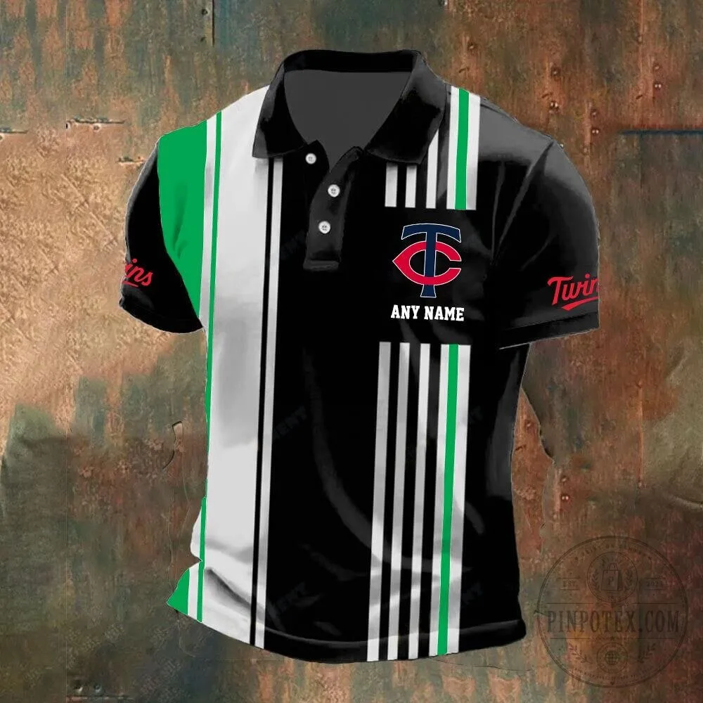 Minnesota Twins Personalized Name Striped Design Polo Shirt for Men 13 Minnesota Twins Personalized Name Striped Design Polo Shirt for Men