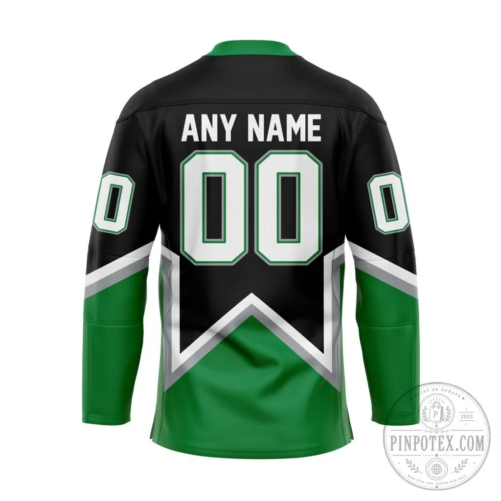 Dallas Stars 1999 Inspired Alternate Custom Lace Hockey Jersey 5 Dallas Stars 1999 Inspired Alternate Custom Lace Hockey Jersey