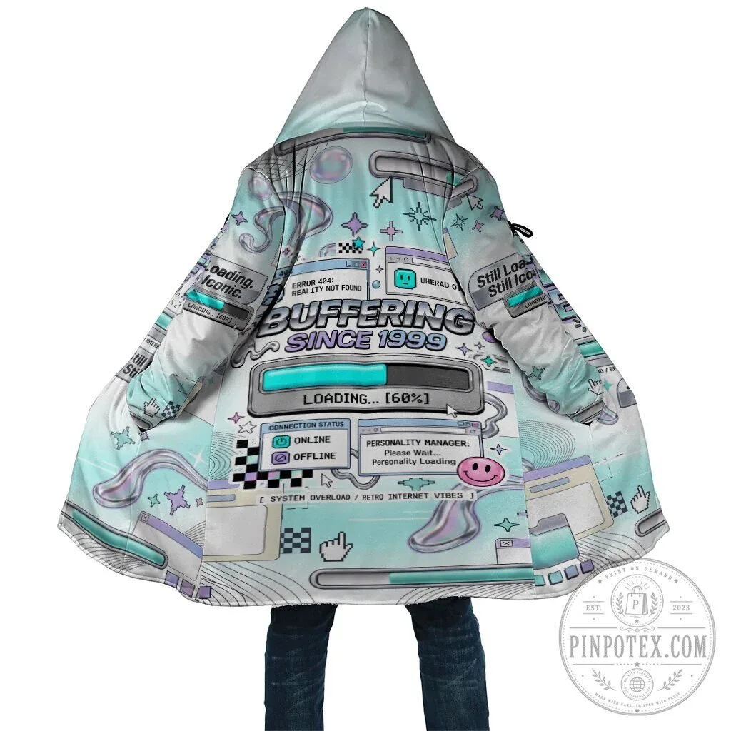 Buffering Since 1999 Retro Internet Vibes Cloak