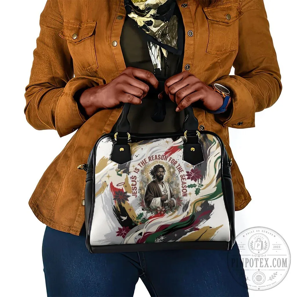 Jesus Is The Reason For The Season Christmas Shoulder Handbag 8 Jesus Is The Reason For The Season Christmas Shoulder Handbag