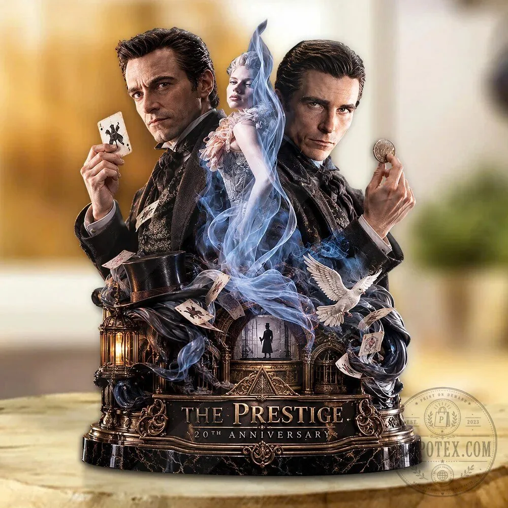 The Prestige Movie 20th Anniversary Custom Shape Acrylic Plaque