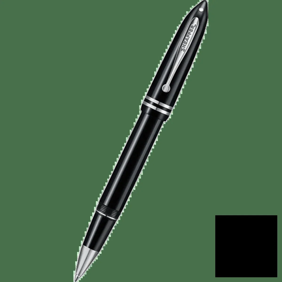Sheaffer Balance III E892 Rollerball Pen - Glossy Black with Chrome Trim