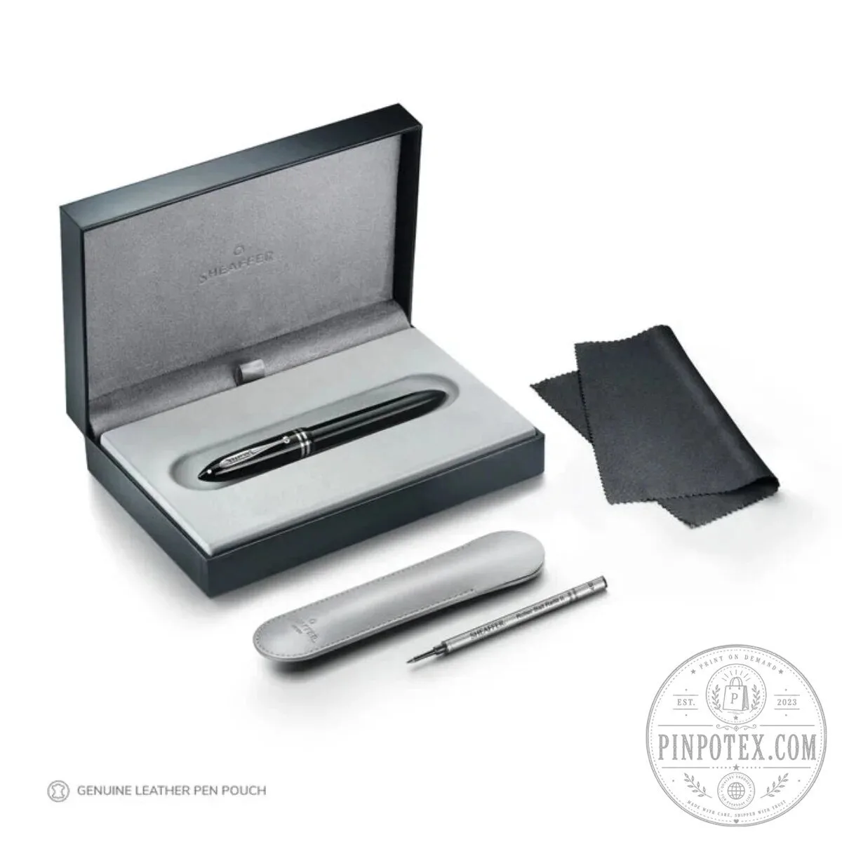 Sheaffer Balance III E892 Rollerball Pen - Glossy Black with Chrome Trim 19 Sheaffer Balance III E892 Rollerball Pen - Glossy Black with Chrome Trim