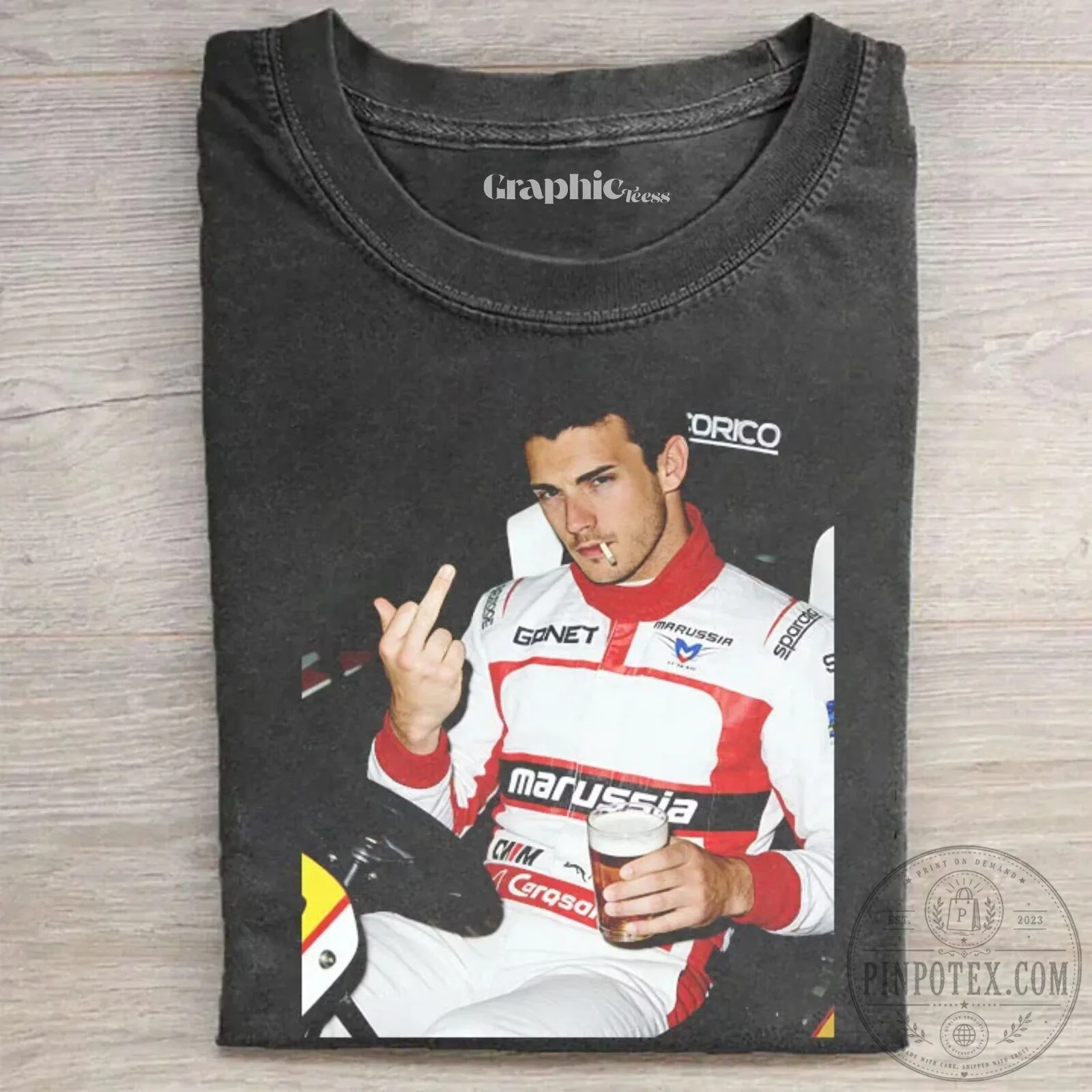 Jules Bianchi Formula 1 Racing Driver T-Shirt