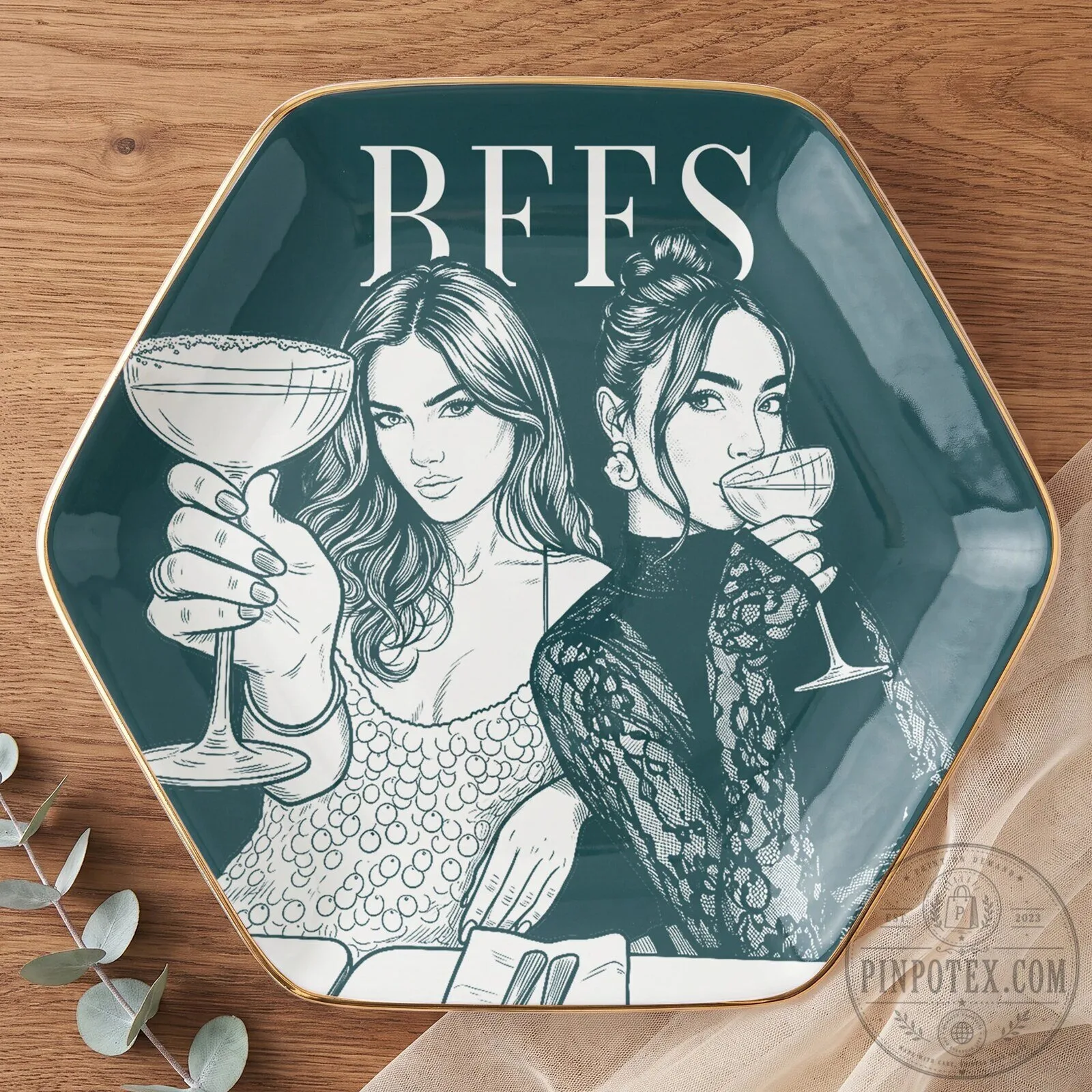 Best Bitches Friendship Trinket Dish Personalized Jewelry Tray 13 Best Bitches Friendship Trinket Dish Personalized Jewelry Tray