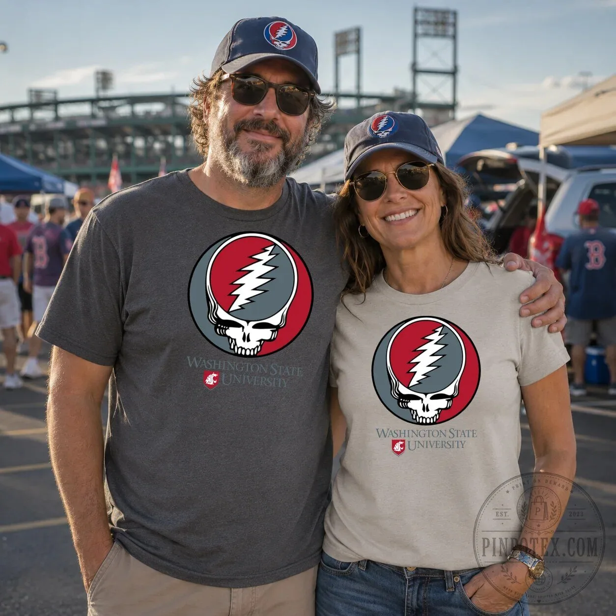 Washington State University Grateful Dead Steal Your Face T-Shirt 17 Washington State University Grateful Dead Steal Your Face T-Shirt