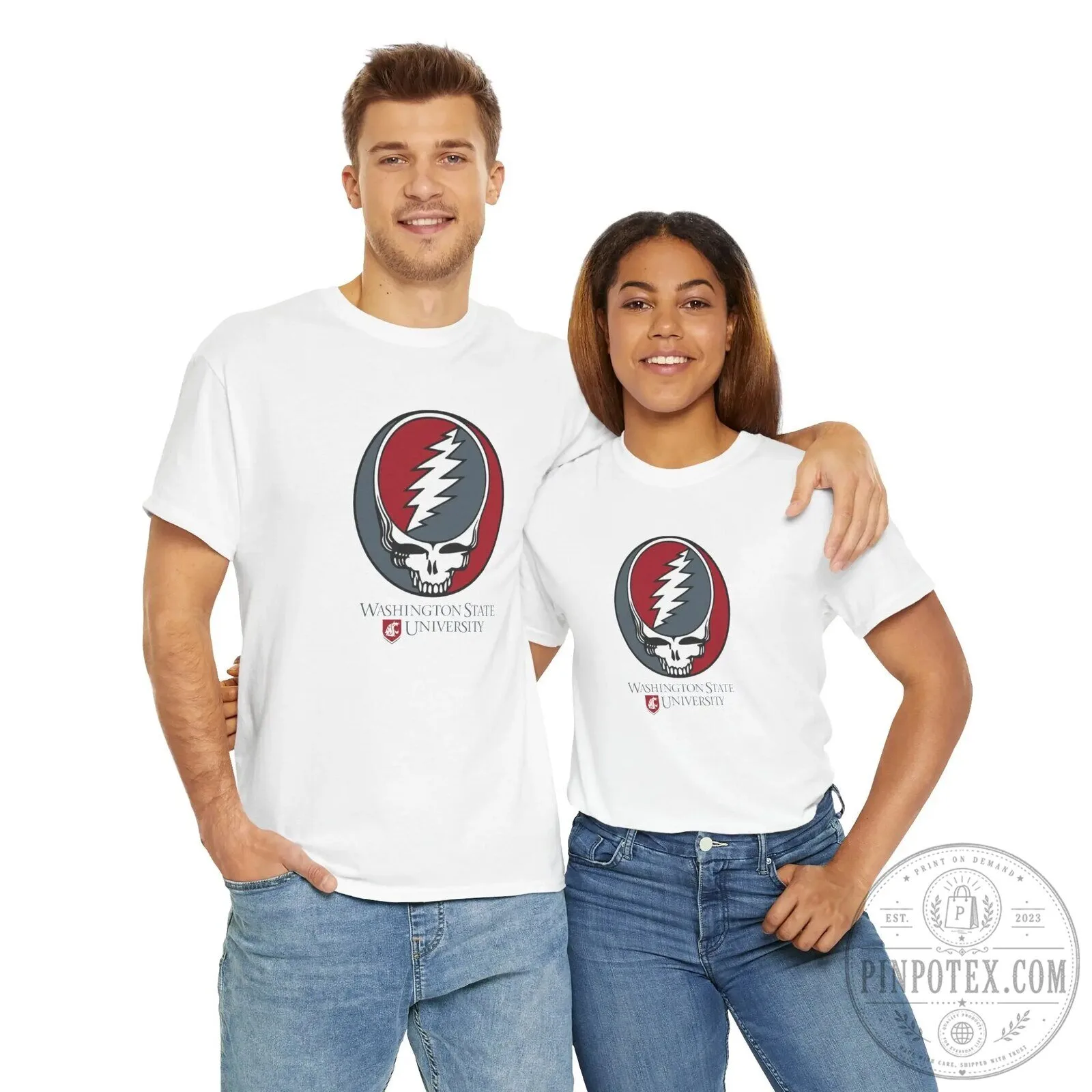Washington State University Grateful Dead Steal Your Face T-Shirt 18 Washington State University Grateful Dead Steal Your Face T-Shirt