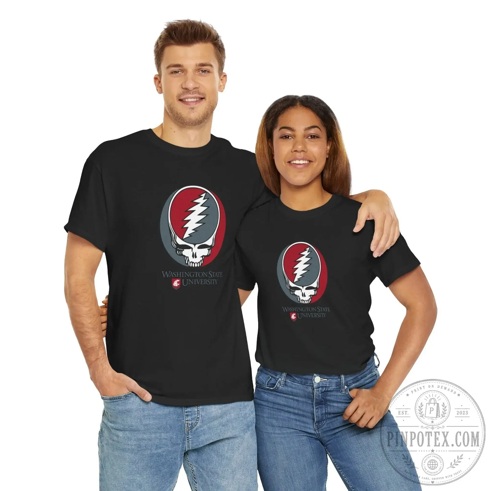 Washington State University Grateful Dead Steal Your Face T-Shirt 19 Washington State University Grateful Dead Steal Your Face T-Shirt