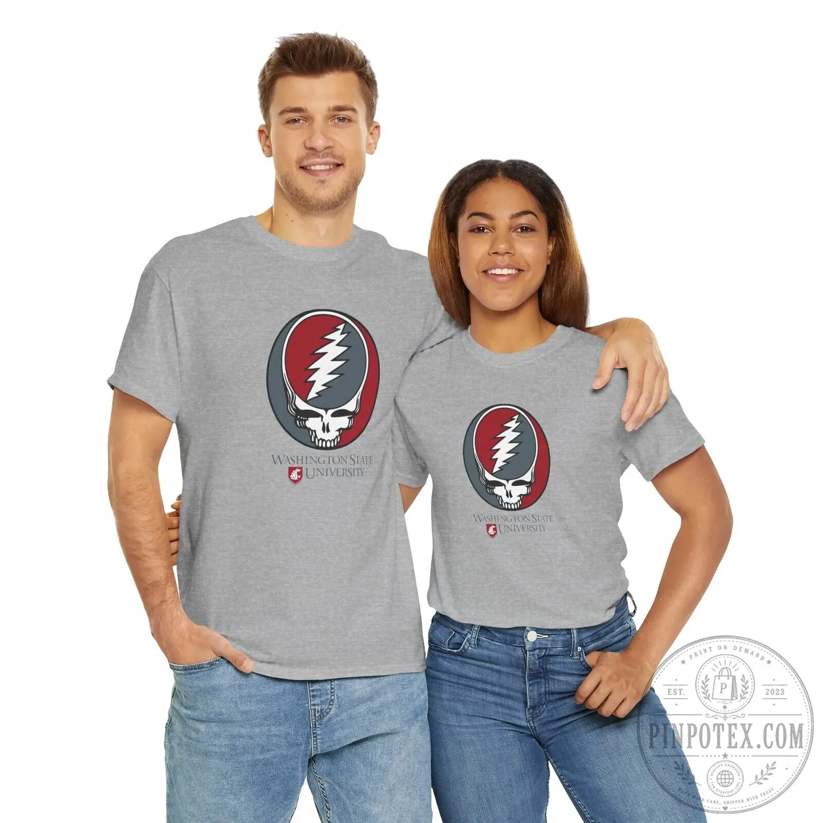 Washington State University Grateful Dead Steal Your Face T-Shirt 21 Washington State University Grateful Dead Steal Your Face T-Shirt