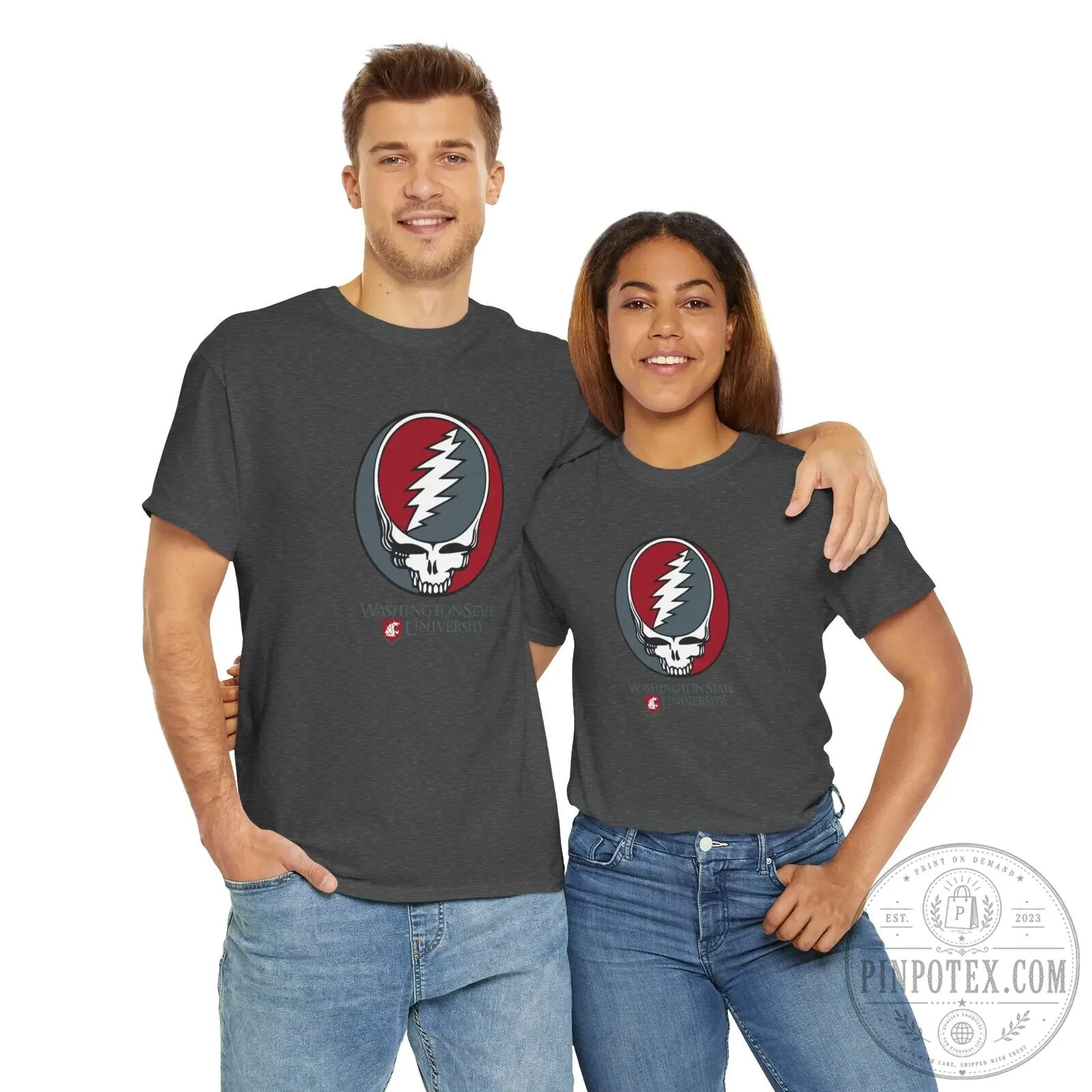 Washington State University Grateful Dead Steal Your Face T-Shirt 23 Washington State University Grateful Dead Steal Your Face T-Shirt
