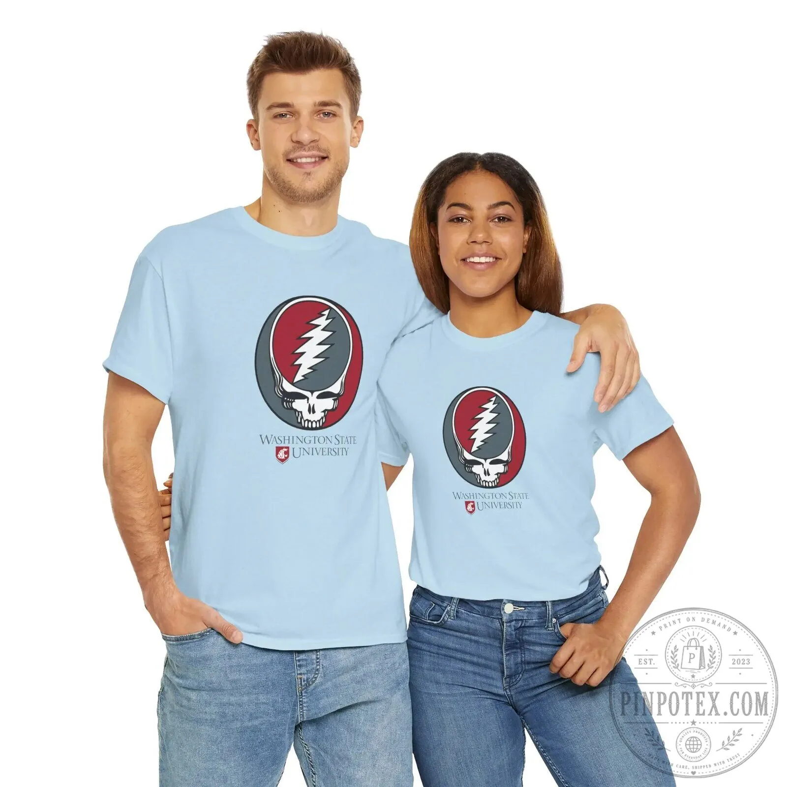 Washington State University Grateful Dead Steal Your Face T-Shirt 24 Washington State University Grateful Dead Steal Your Face T-Shirt