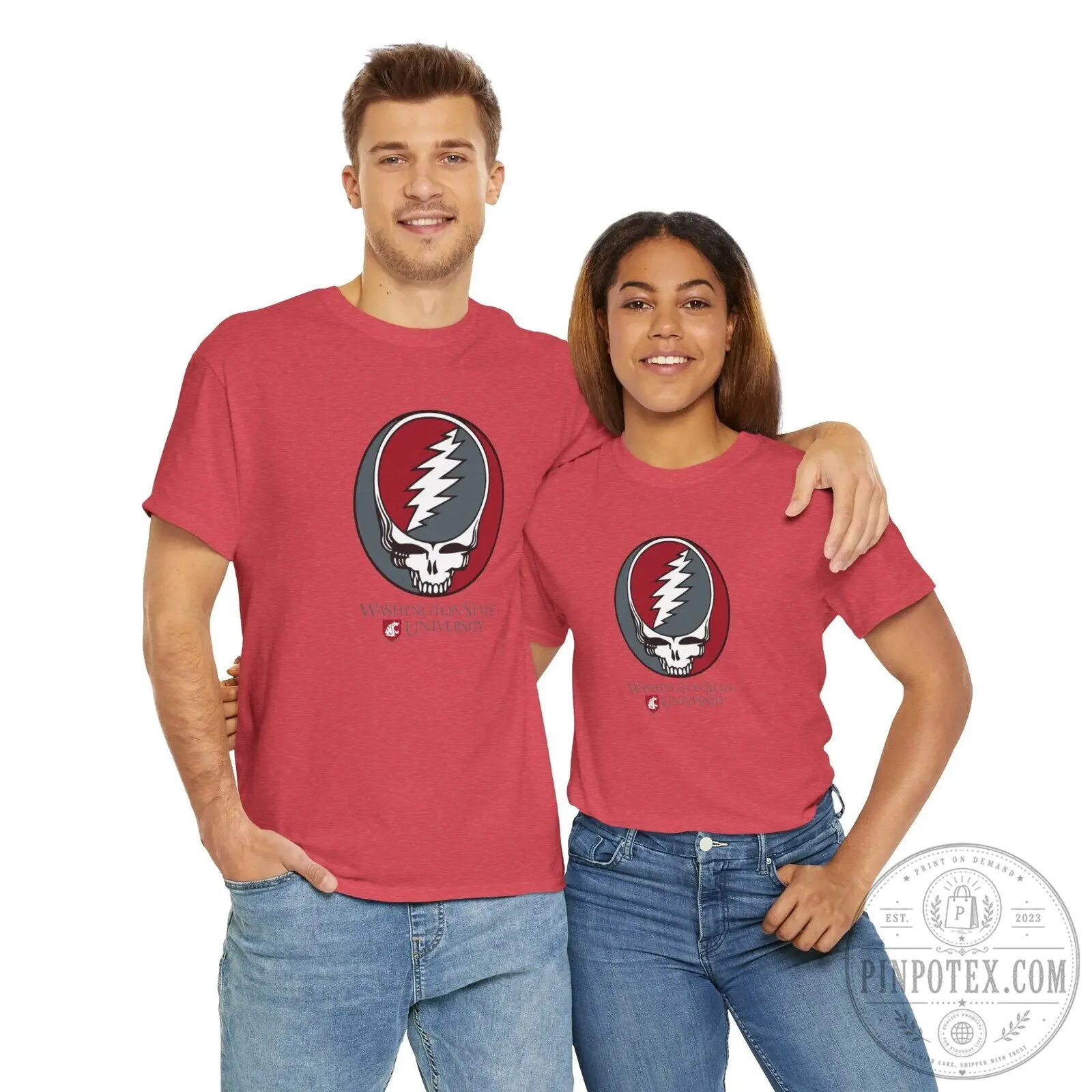 Washington State University Grateful Dead Steal Your Face T-Shirt 27 Washington State University Grateful Dead Steal Your Face T-Shirt