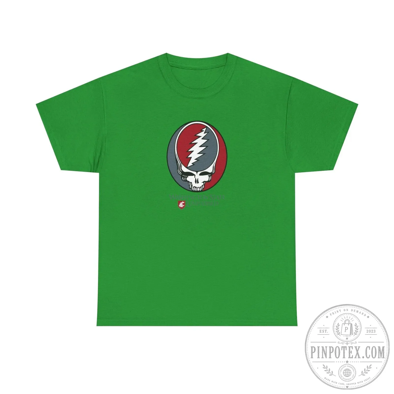 Washington State University Grateful Dead Steal Your Face T-Shirt 28 Washington State University Grateful Dead Steal Your Face T-Shirt