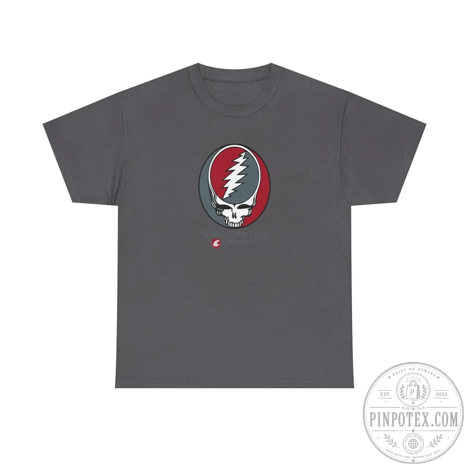 Washington State University Grateful Dead Steal Your Face T-Shirt 29 Washington State University Grateful Dead Steal Your Face T-Shirt
