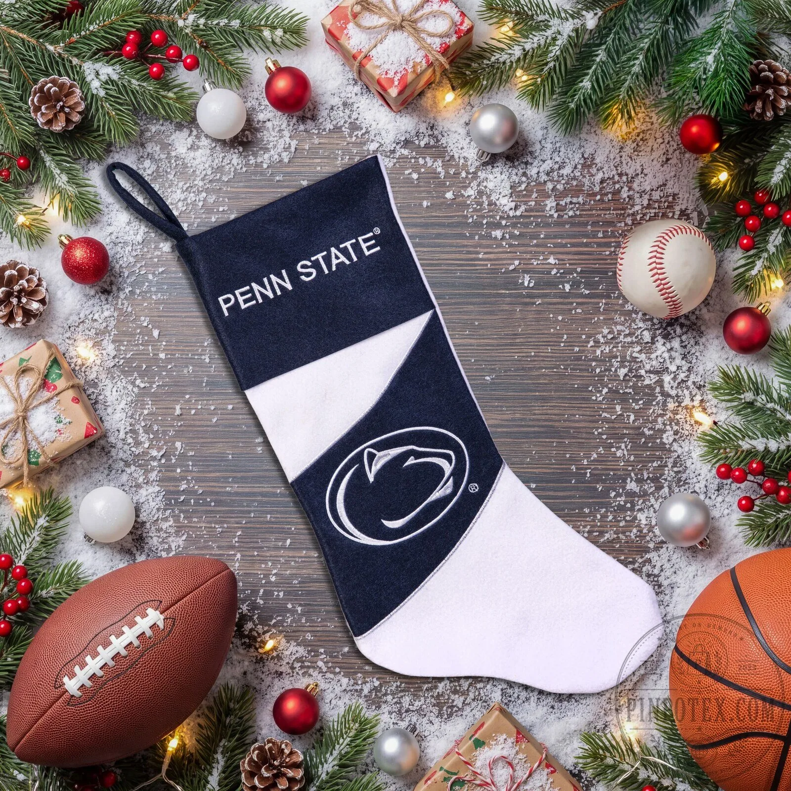 Penn State Nittany Lions NCAA Football Team Christmas Holiday Stocking 8 Penn State Nittany Lions NCAA Football Team Christmas Holiday Stocking