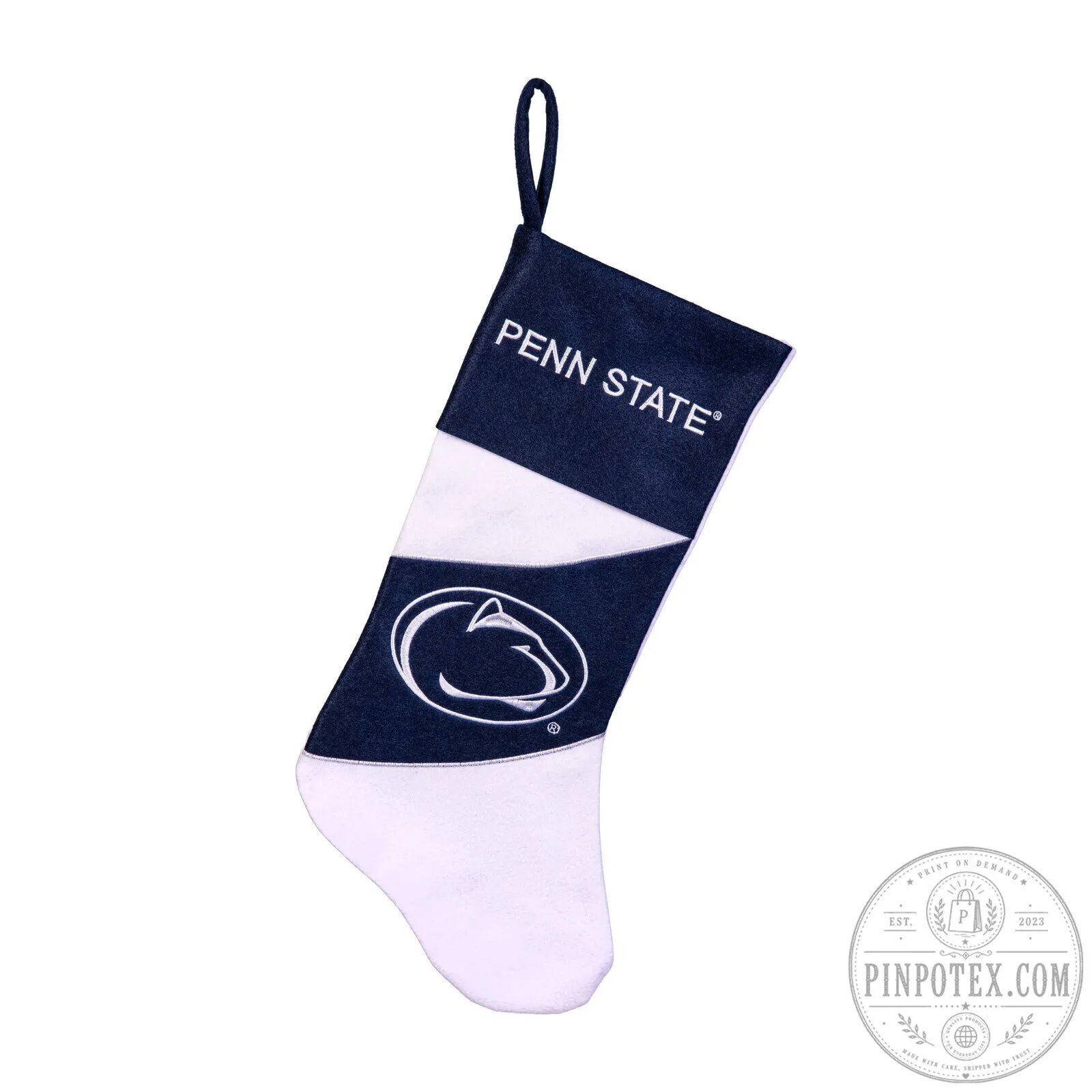 Penn State Nittany Lions NCAA Football Team Christmas Holiday Stocking 10 Penn State Nittany Lions NCAA Football Team Christmas Holiday Stocking