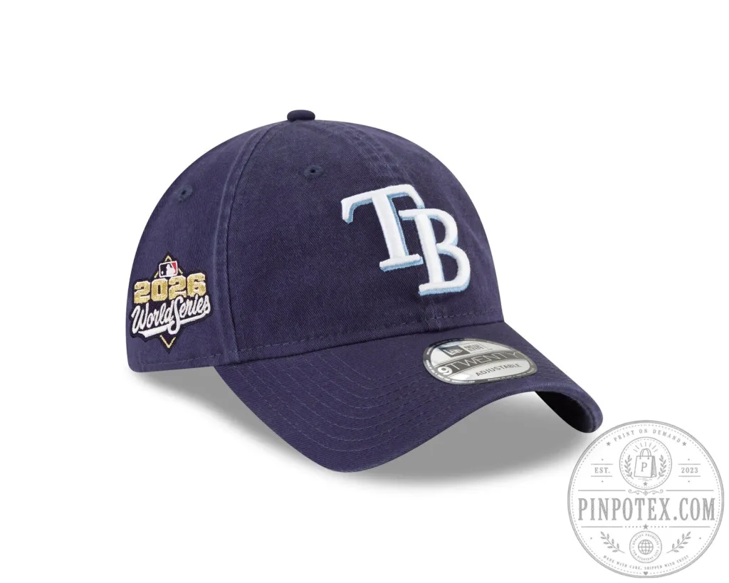 Tampa Bay Rays 2026 World Series Navy Blue Adjustable Baseball Cap Hat Tampa Bay Rays 2026 World Series Navy Blue Adjustable Baseball Cap Hat