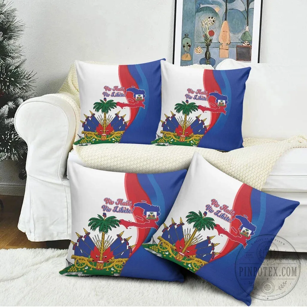 Haiti Independence Day 1804 Viv Haiti Viv Libete Decorative Throw Pillow 10 Haiti Independence Day 1804 Viv Haiti Viv Libete Decorative Throw Pillow