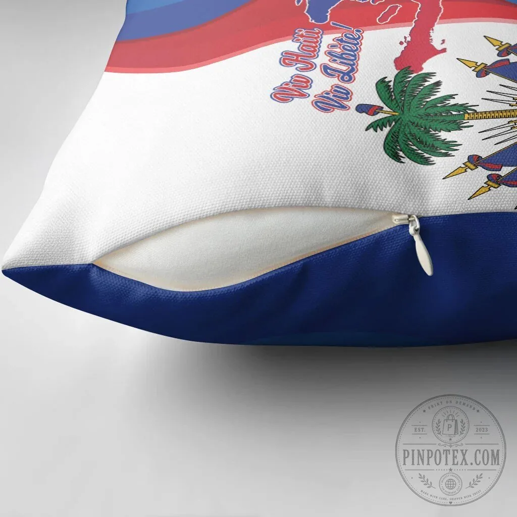 Haiti Independence Day 1804 Viv Haiti Viv Libete Decorative Throw Pillow 11 Haiti Independence Day 1804 Viv Haiti Viv Libete Decorative Throw Pillow