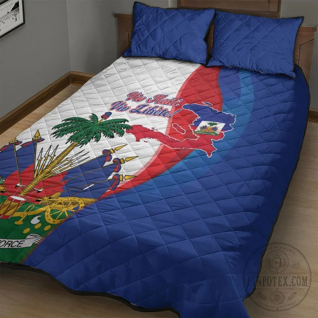 Haiti Independence Day Viv Haiti Viv Libete Quilt Bedding Set 9 Haiti Independence Day Viv Haiti Viv Libete Quilt Bedding Set