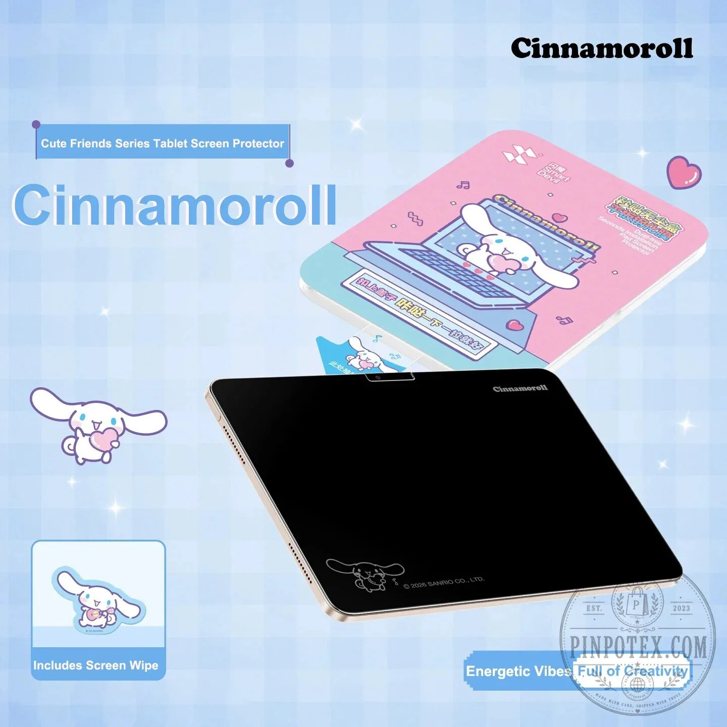 Kuromi Sanrio Cute Friends Series Tablet Screen Protector 6 Kuromi Sanrio Cute Friends Series Tablet Screen Protector