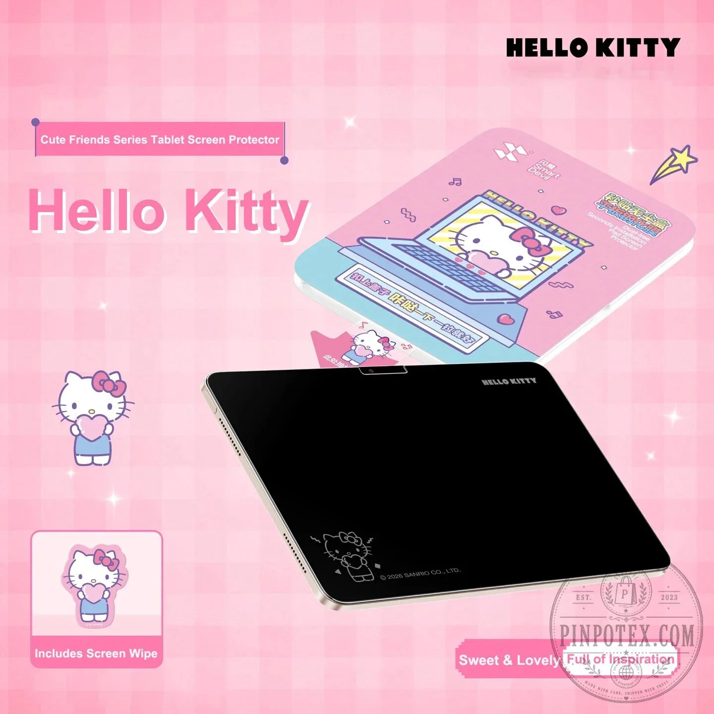 Kuromi Sanrio Cute Friends Series Tablet Screen Protector 7 Kuromi Sanrio Cute Friends Series Tablet Screen Protector