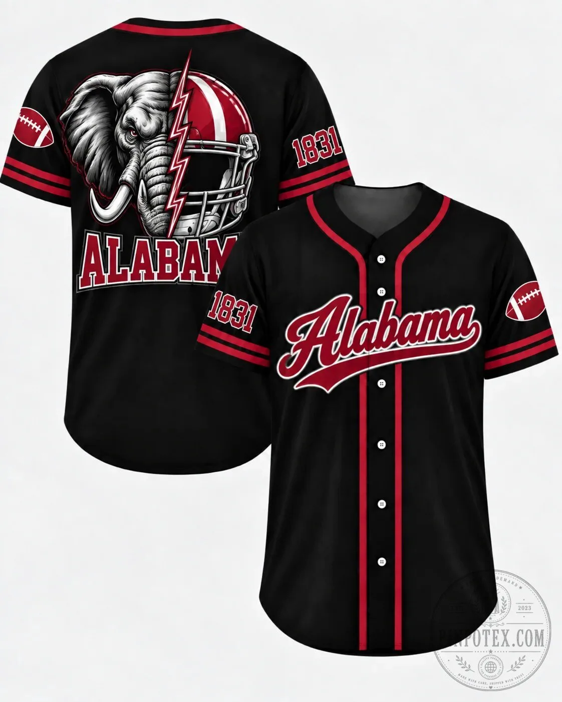 College Football Fan Game Day City Baseball Jersey for Men and Women 35 College Football Fan Game Day City Baseball Jersey for Men and Women