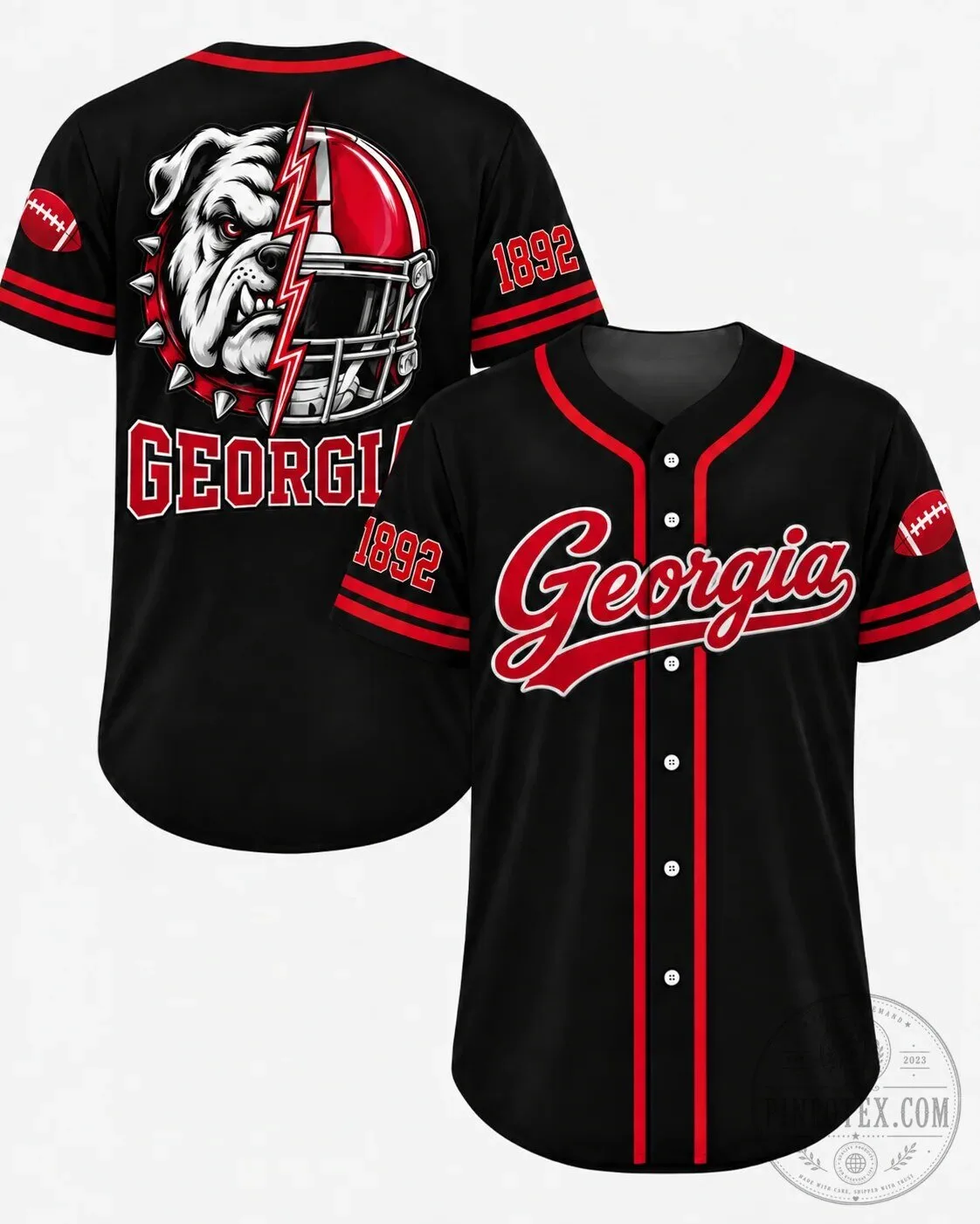 College Football Fan Game Day City Baseball Jersey for Men and Women 36 College Football Fan Game Day City Baseball Jersey for Men and Women
