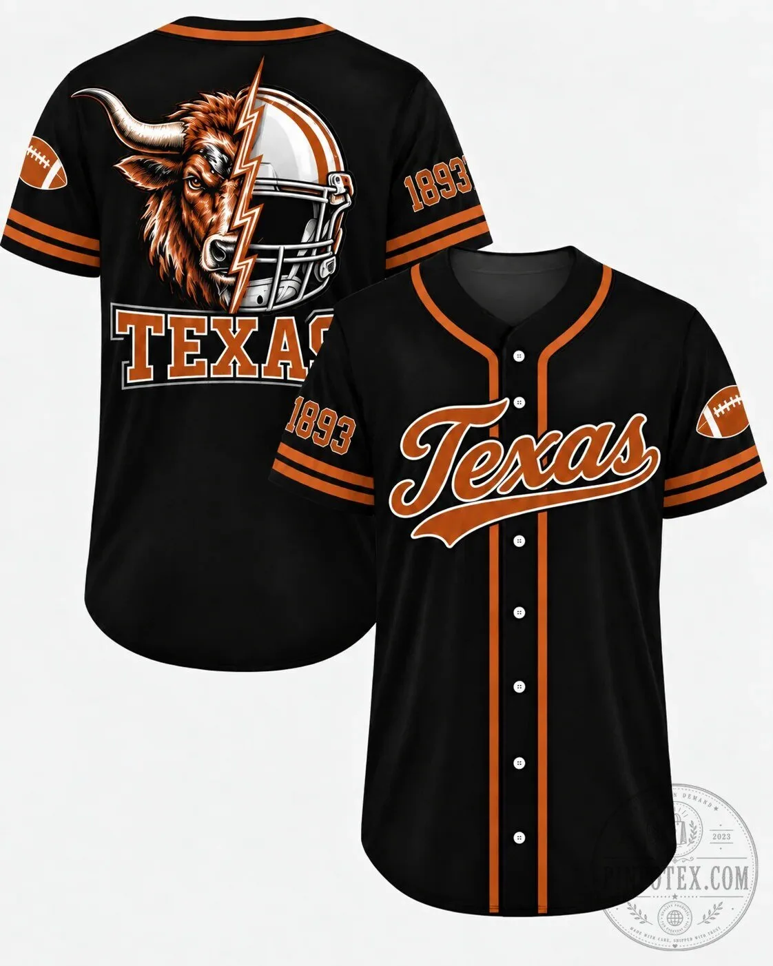 College Football Fan Game Day City Baseball Jersey for Men and Women 39 College Football Fan Game Day City Baseball Jersey for Men and Women