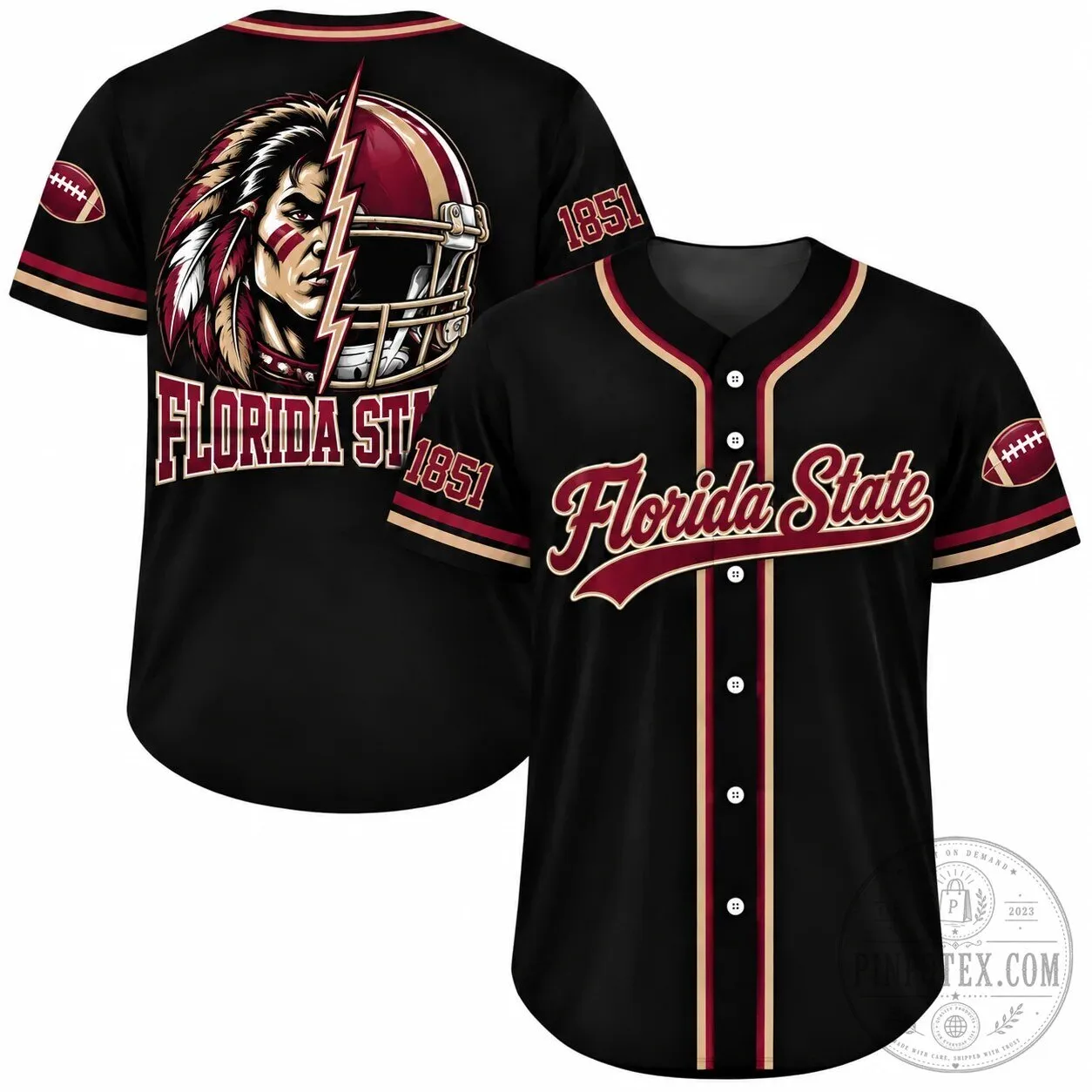College Football Fan Game Day City Baseball Jersey for Men and Women 45 College Football Fan Game Day City Baseball Jersey for Men and Women