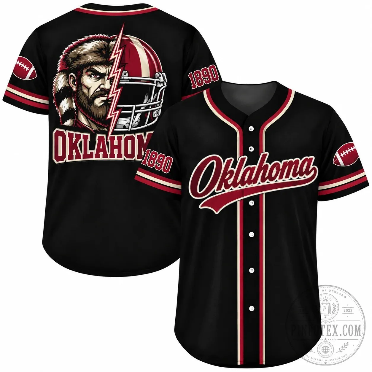 College Football Fan Game Day City Baseball Jersey for Men and Women 49 College Football Fan Game Day City Baseball Jersey for Men and Women