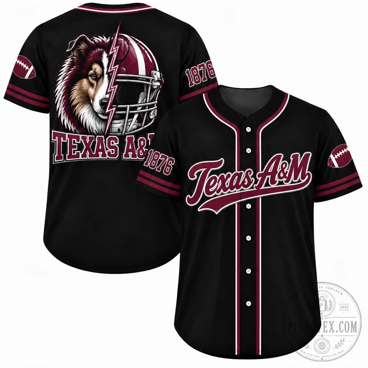 College Football Fan Game Day City Baseball Jersey for Men and Women 51 College Football Fan Game Day City Baseball Jersey for Men and Women