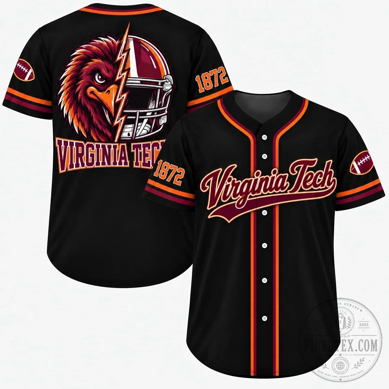 College Football Fan Game Day City Baseball Jersey for Men and Women 56 College Football Fan Game Day City Baseball Jersey for Men and Women