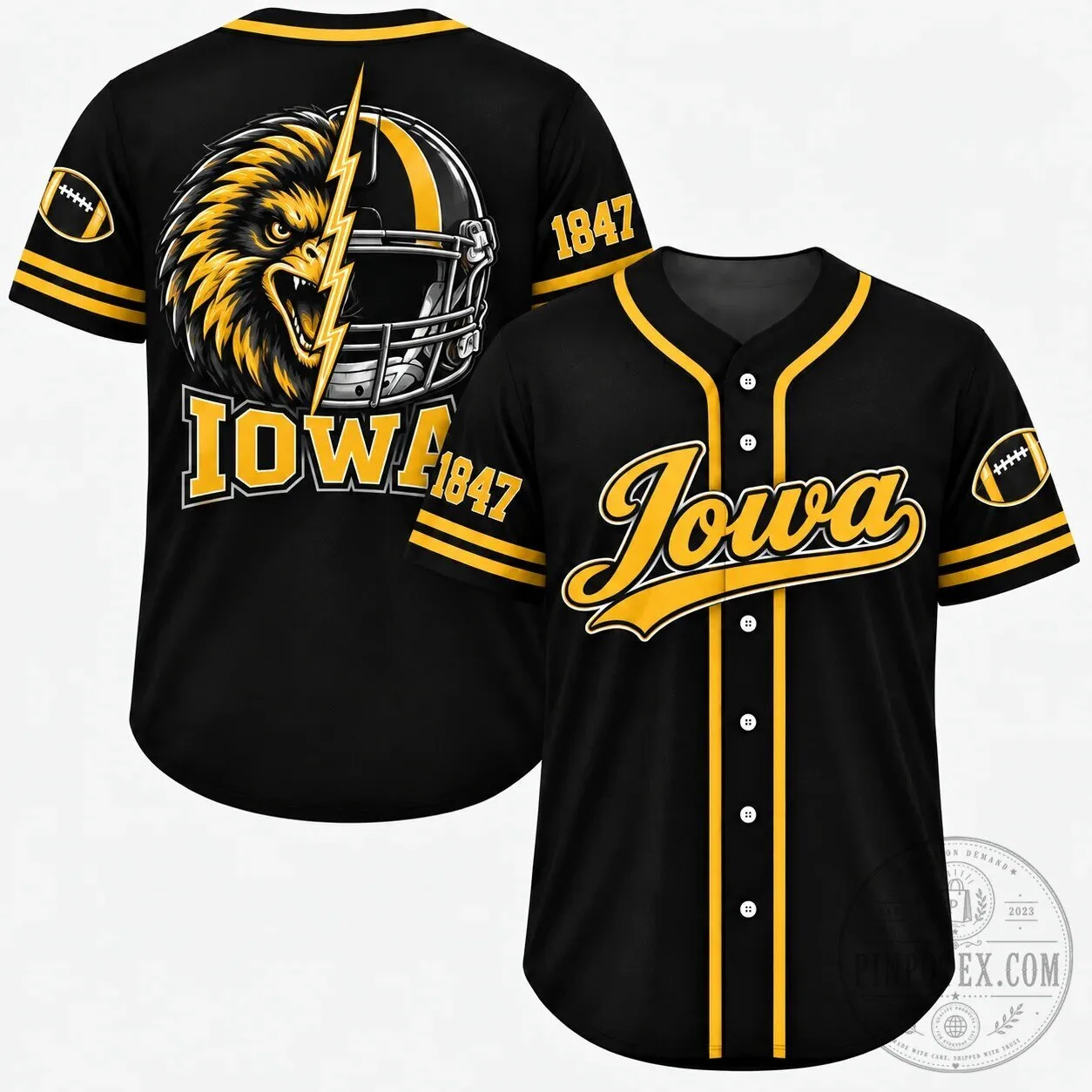 College Football Fan Game Day City Baseball Jersey for Men and Women 59 College Football Fan Game Day City Baseball Jersey for Men and Women