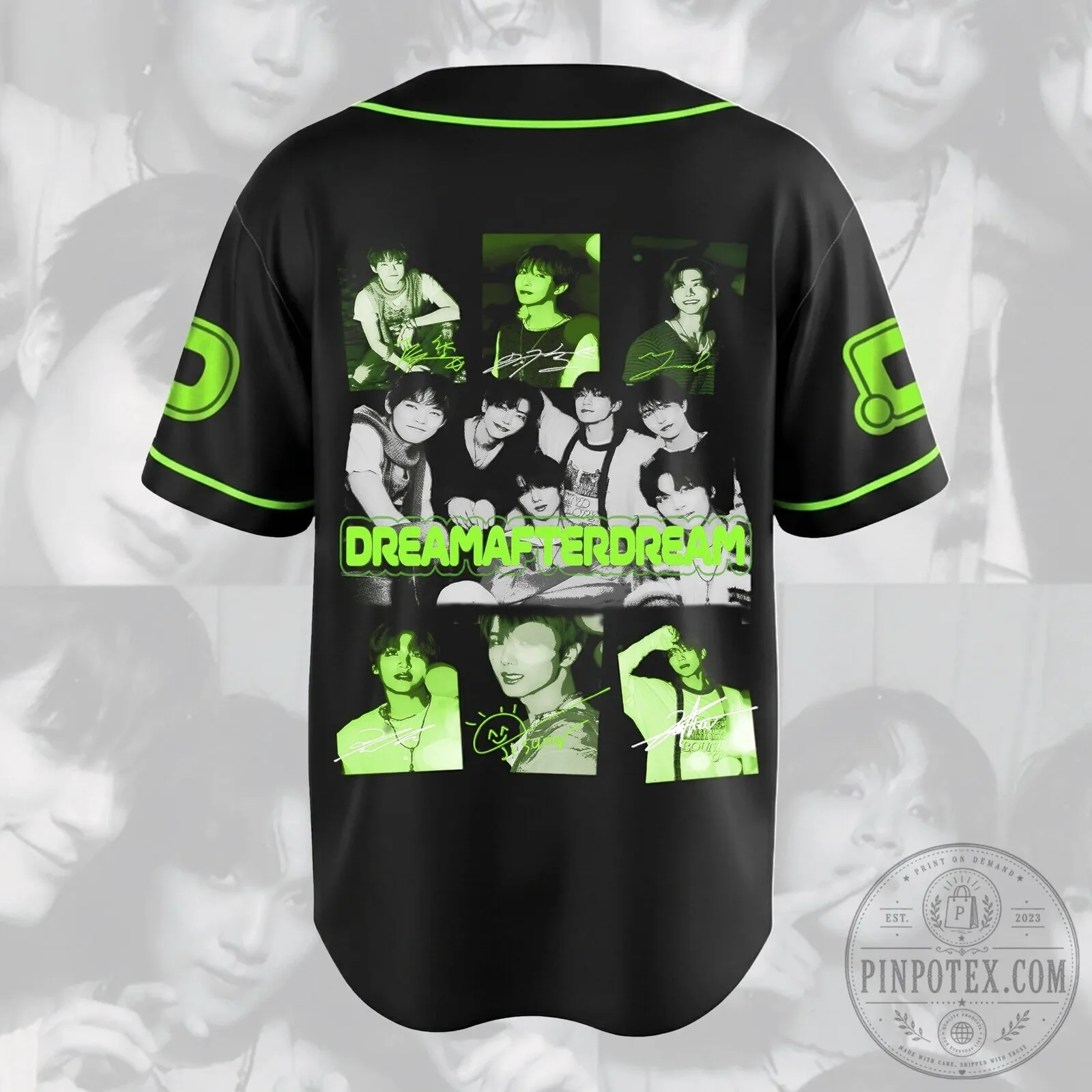 NCT Dream K-Pop Boy Band Dream After Dream Baseball Jersey 7 NCT Dream K-Pop Boy Band Dream After Dream Baseball Jersey
