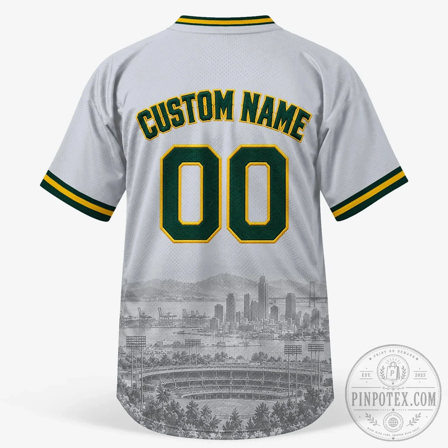 Oakland Athletics Dark Green and Yellow Baseball Jersey 20 Oakland Athletics Dark Green and Yellow Baseball Jersey
